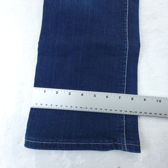Wrangler Q-BABY Women's Jeans No Gap Waist Band Size 7/8x30 Actual Inseam 27.5" - Picture 7 of 9